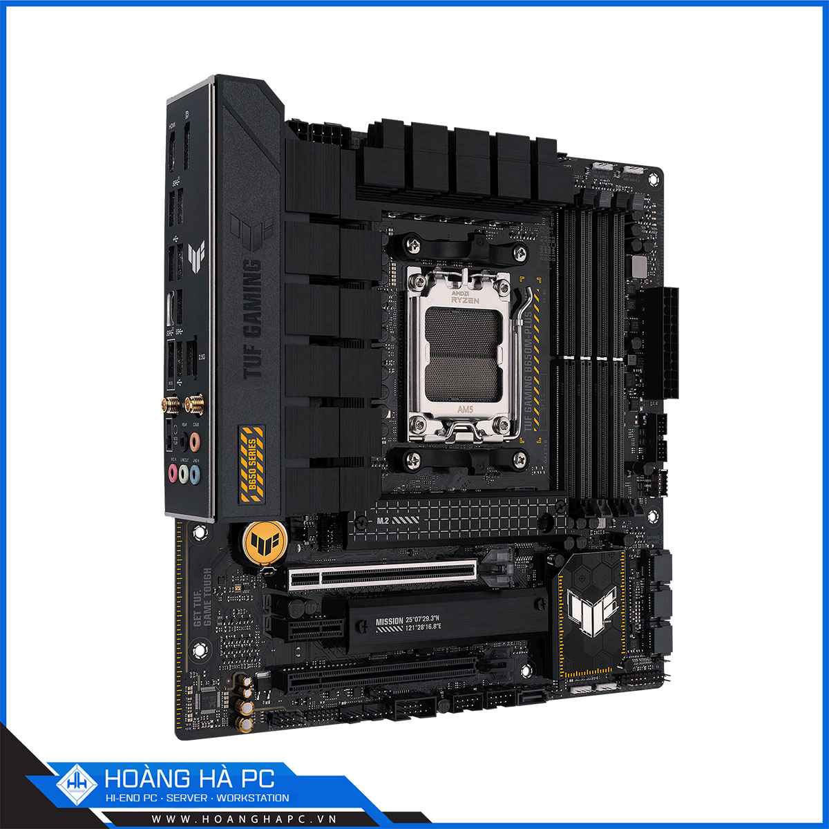 Mainboard ASUS TUF GAMING B650M-PLUS WIFI (AMD B650, Socket AM5, m-ATX, 4 khe RAM DRR5)