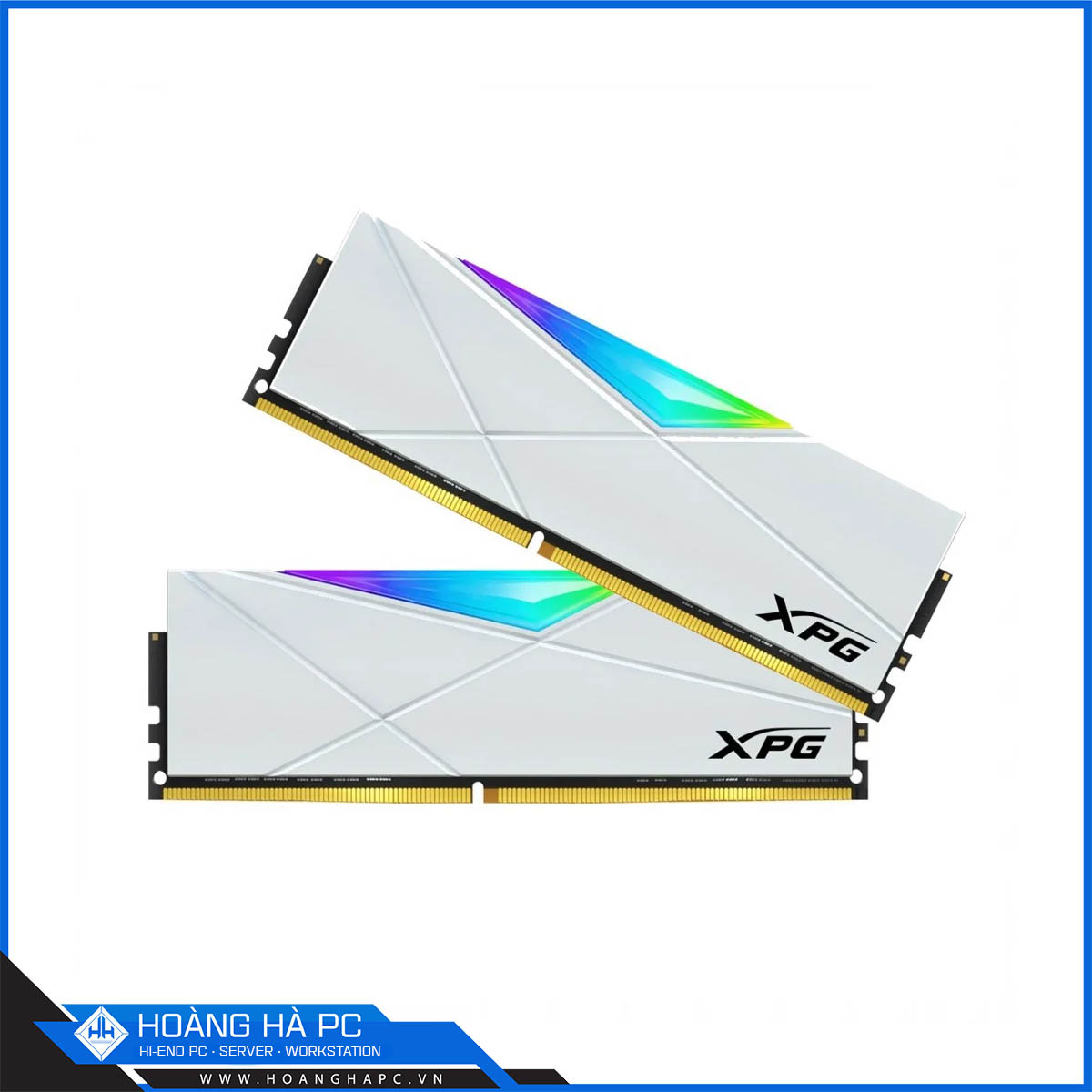 Bộ Nhớ RAM ADATA SPECTRIX D50 32GB (2x16GB) DDR4 3200MHz WHITE RGB
