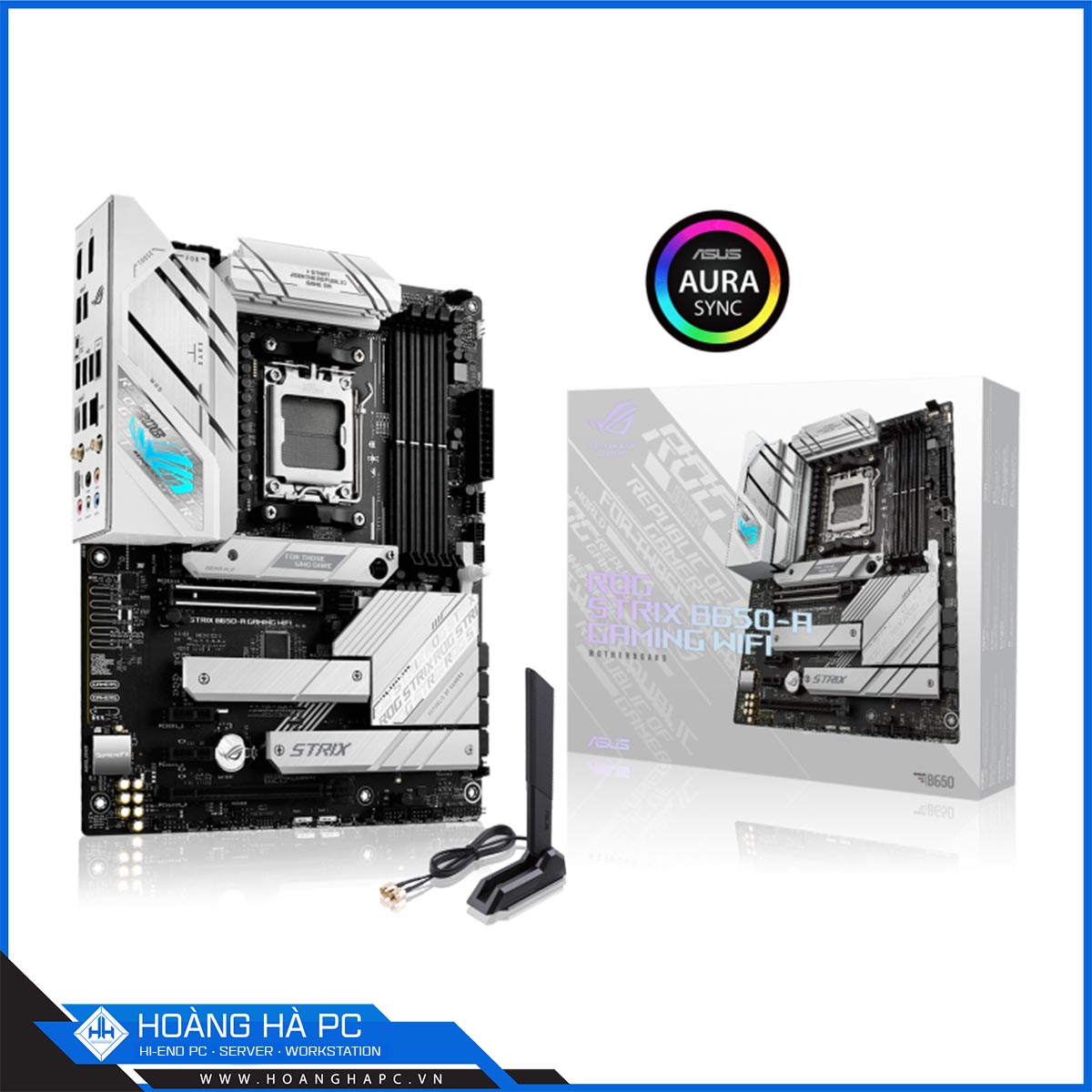 Mainboard ASUS ROG STRIX B650-A GAMING WIFI (AMD B650, Socket AM5, ATX, 4 khe RAM DRR5)