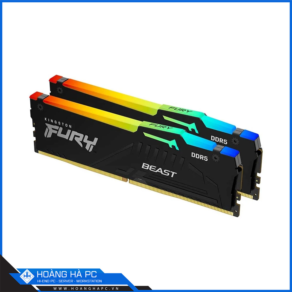 Ram Kingston Fury Beast RGB 64GB (2x32GB) (KF556C40BBAK2-64) DDR5 5600Mhz