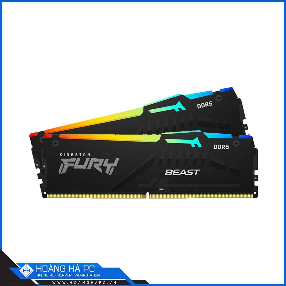 Ram Kingston Fury Beast RGB 32GB (2x16GB) (KF552C40BBAK2-32) DDR5 5200Mhz