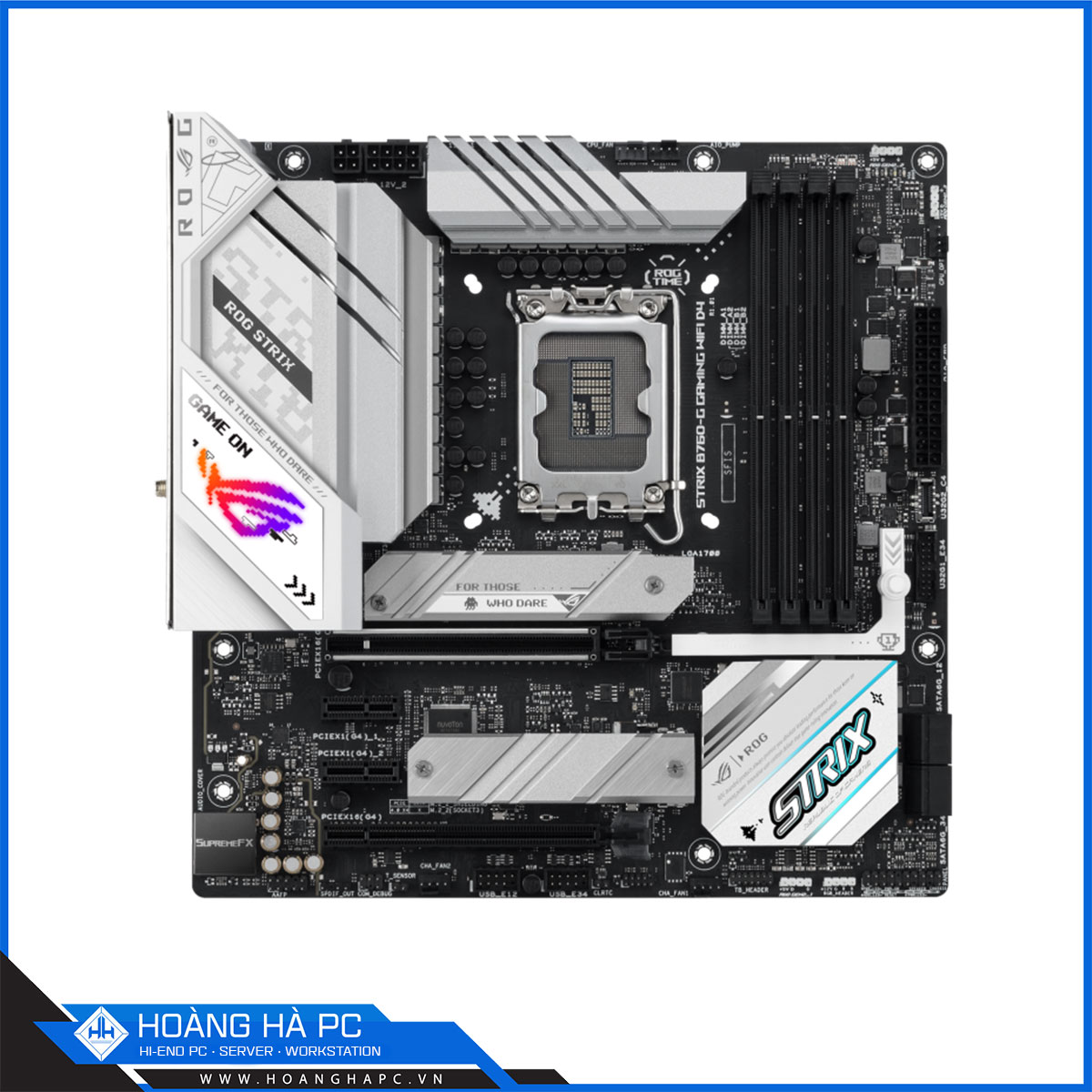 Mainboard ASUS ROG STRIX B760-G GAMING WIFI D4 (Intel B760, Socket LGA1700, mATX, 4 khe Ram DDR4)