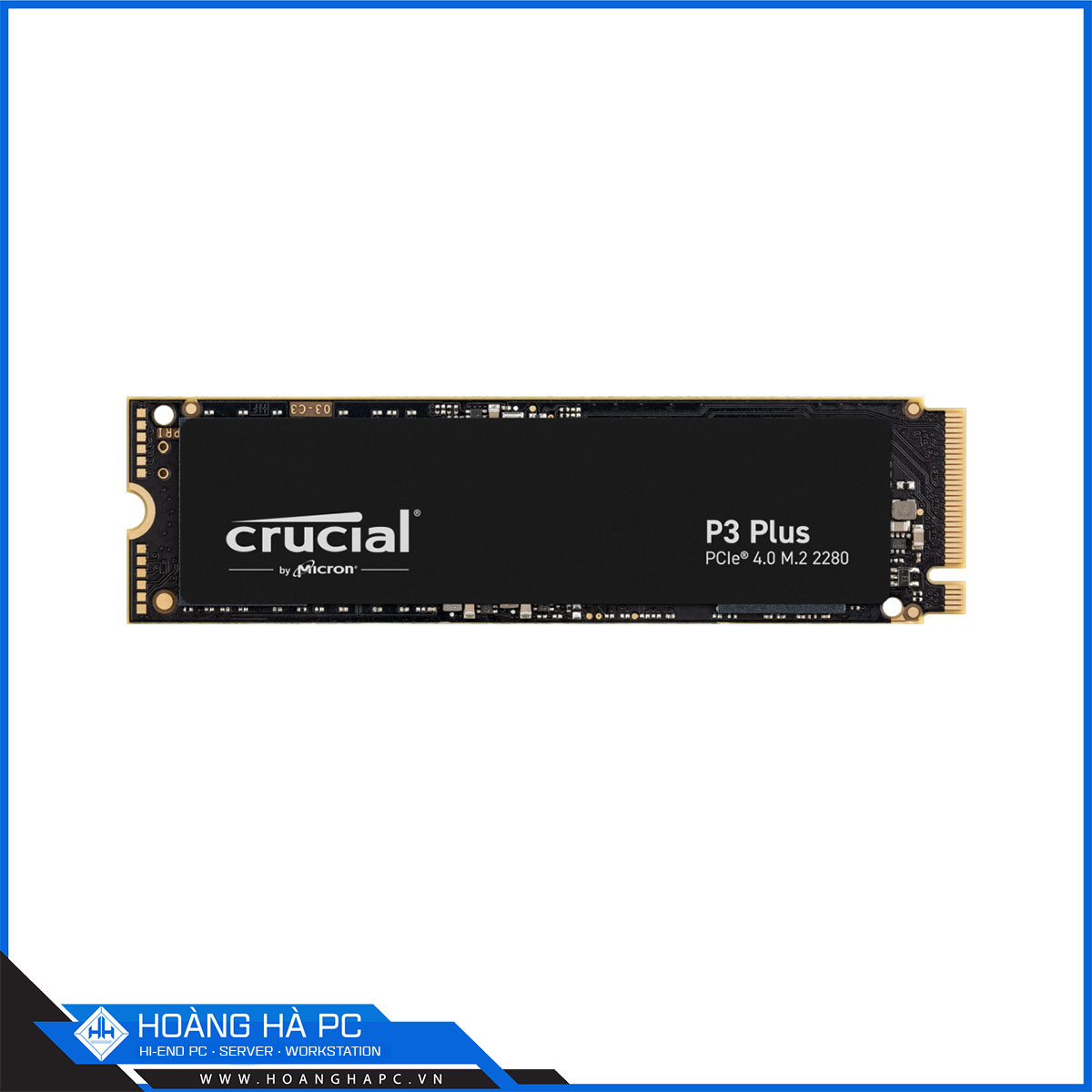 Ổ cứng SSD Crucial P3 Plus 500GB M.2 PCIe Gen 4.0x4 (Đọc: 4700 MB