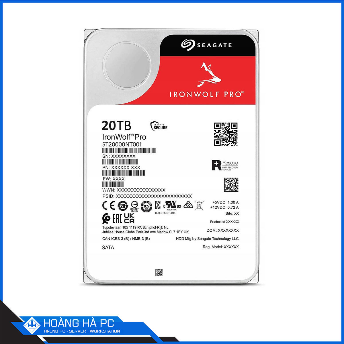 Ổ cứng HDD Seagate IronWolf Pro 20TB✔️