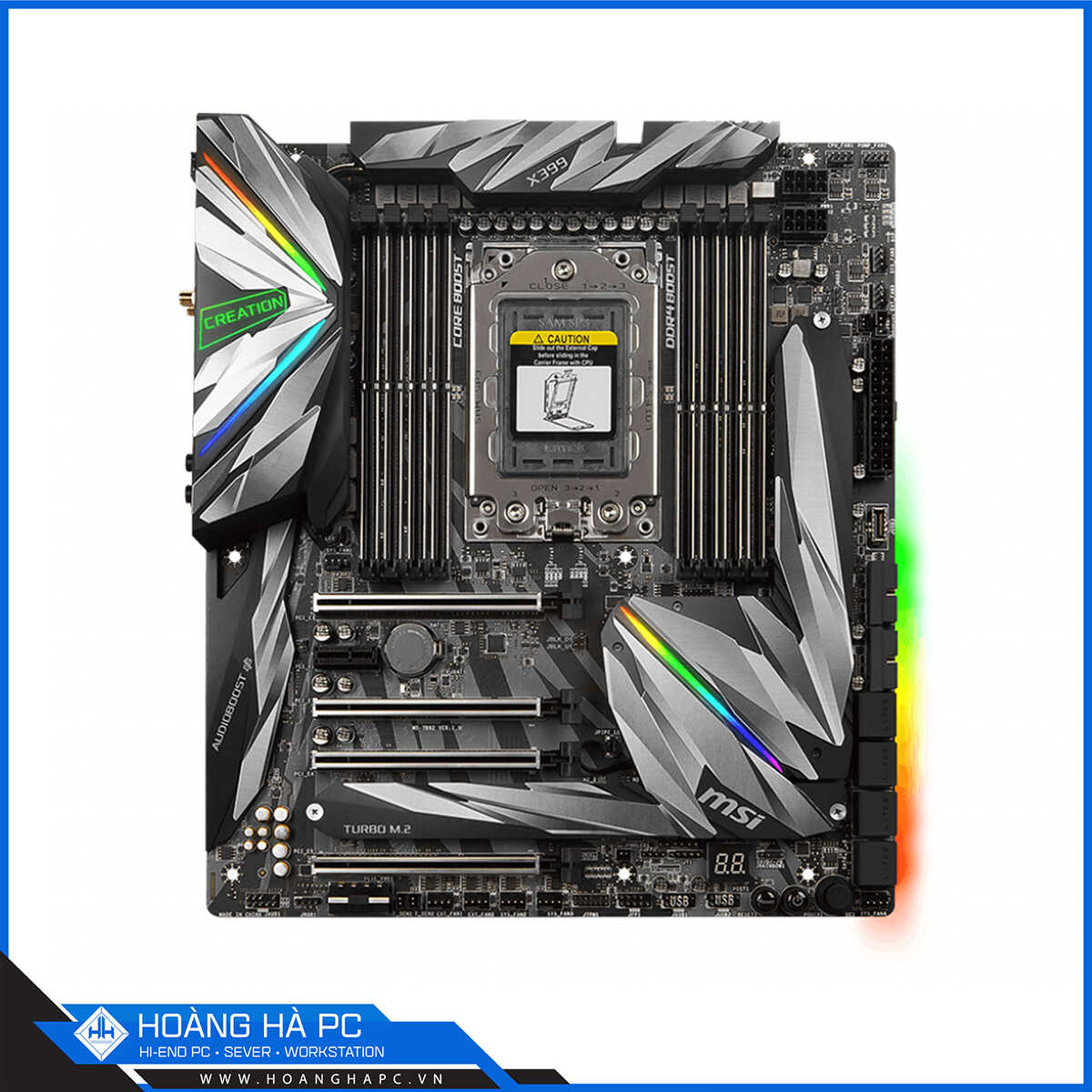 Mainboard MEG MSI X399 Creation (AMD X399, Socket TR4, ATX, 8 Khe Cắm Ram DDR4)