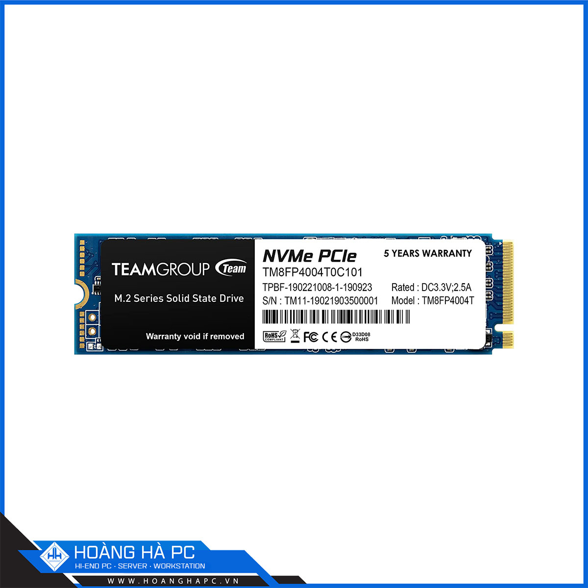 Ổ cứng SSD TEAMGROUP MP34 4TB M.2 PCIe NVMe Gen 3x4