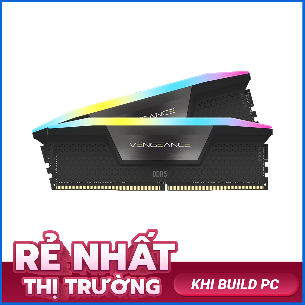 RAM DDR5 CORSAIR VENGEANCE RGB 32GB 5600MHz (2x16G) CL40