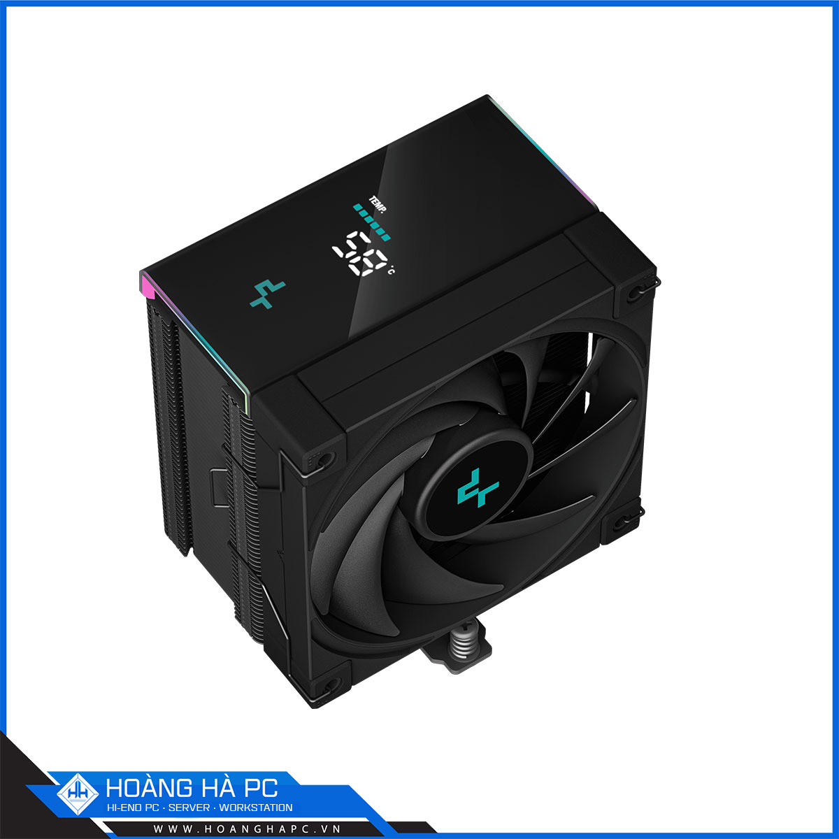 Tản nhiệt khí CPU DeepCool AK500S DIGITAL - Black ARGB