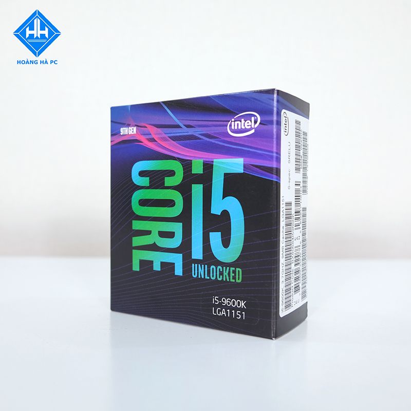 CPU Intel Core i5-9600K (3.7GHz Turbo Up To 4.6GHz, 6 nhân 6 luồng, 9MB Cache, Coffee Lake) 