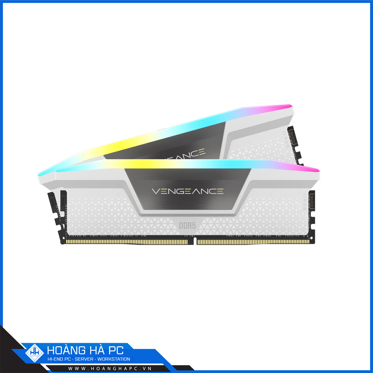 RAM DDR5 CORSAIR VENGEANCE RGB WHITE 32G/6000 (2x16G) C36