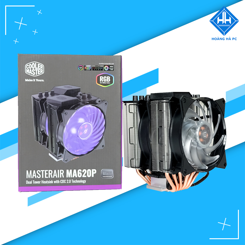 Tản nhiệt khí CPU Coolermaster MASTERAIR MA620P led RGB