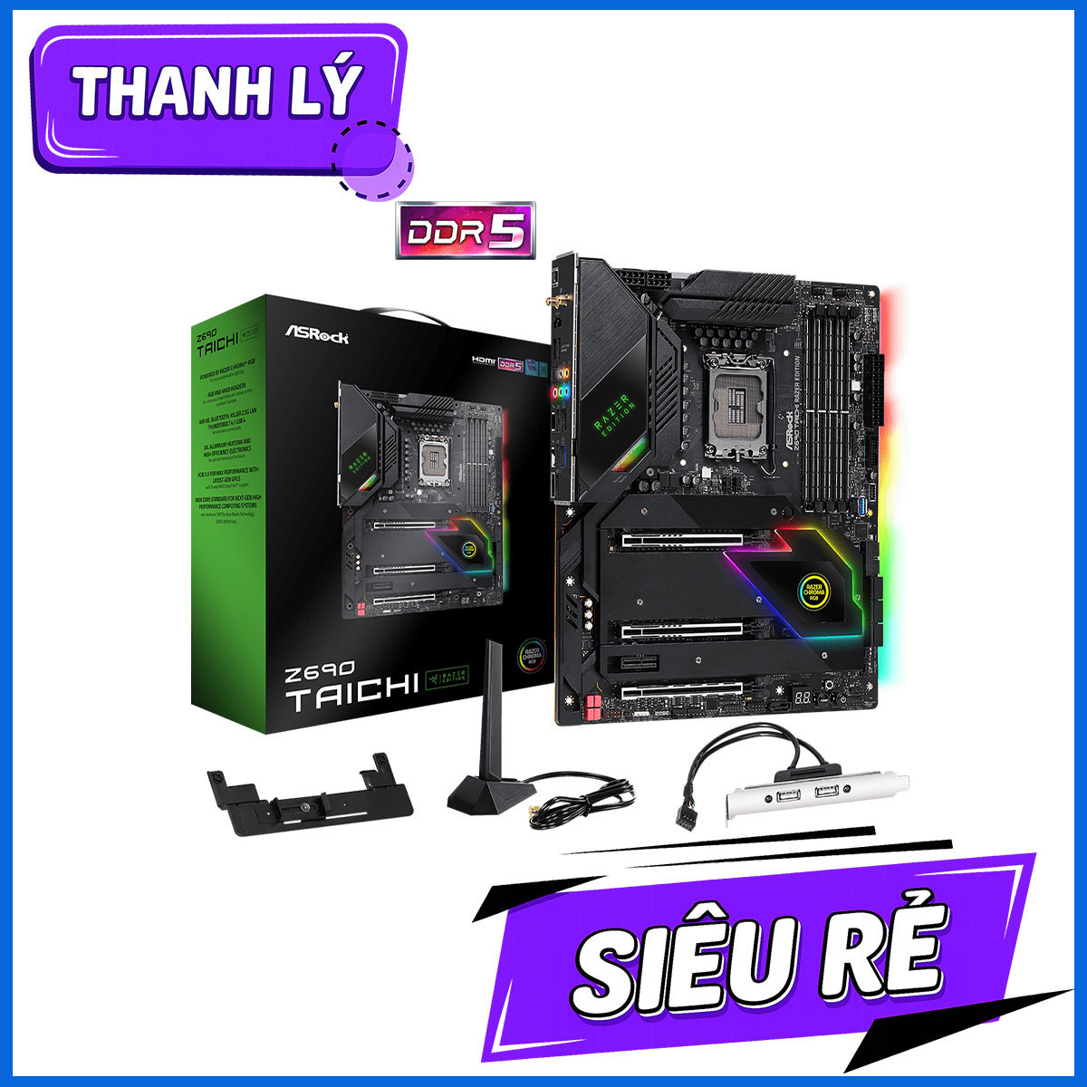 Mainboard Asrock Z690 Taichi Razer Edition DDR5