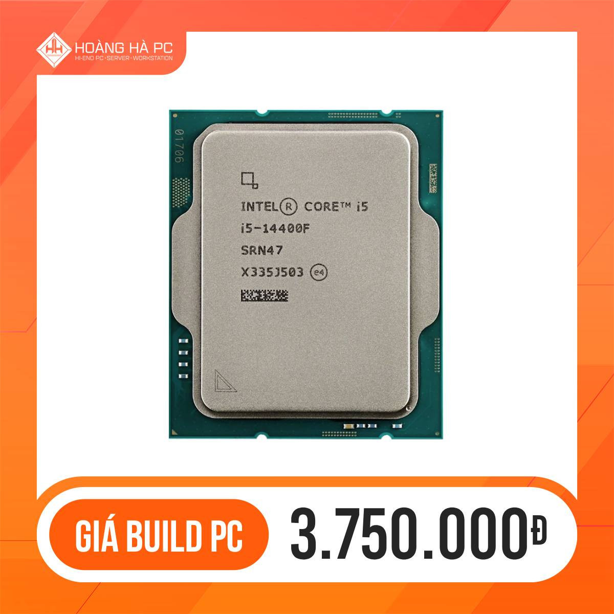 CPU Intel Core i5 14400F Tray Chính hãng, Giá tốt