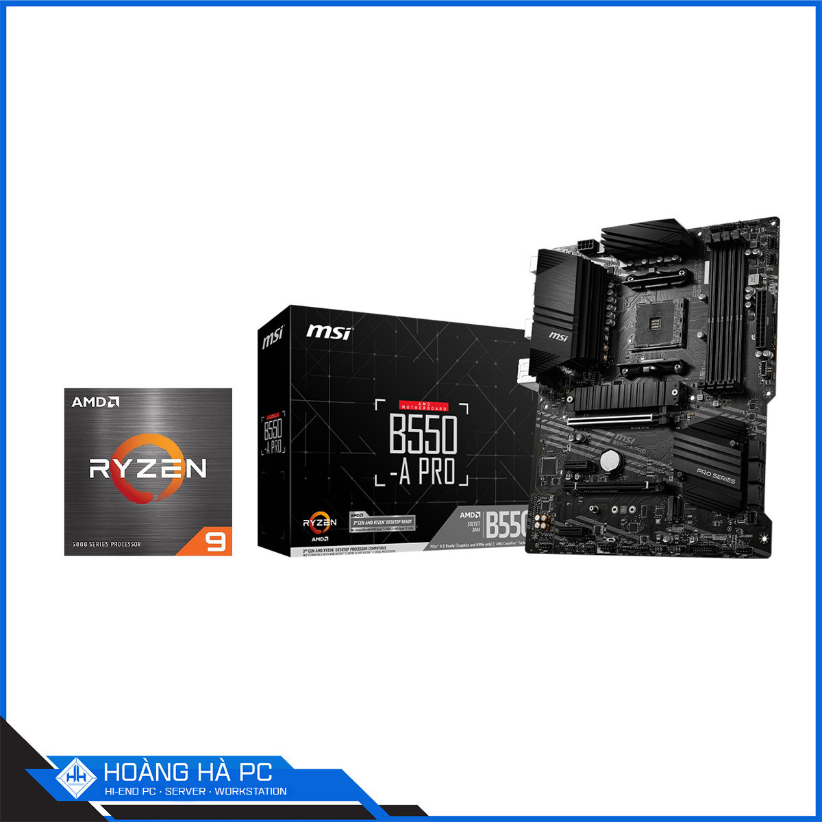 Combo siêu hot CPU Ryzen 9 5950X + Main MSI B550-A PRO