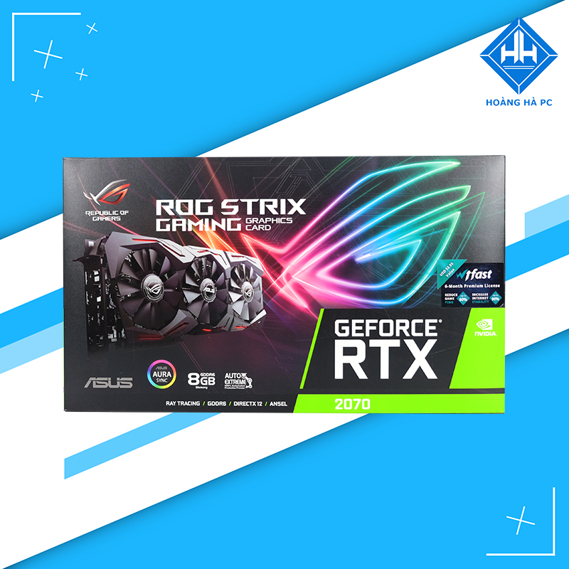 VGA ASUS ROG STRIX GeForce RTX 2070 OC 8GB (8GB GDDR6, 256-bit, HDMI +DP, 1x8-pin, 1x6-pin)