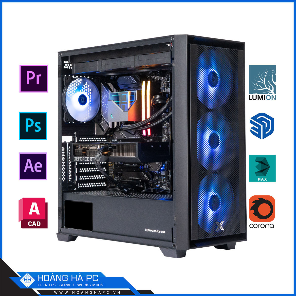 HHPC RYZEN 9 7950X | 32G DDR5 | NVIDIA RTX 4070 12G