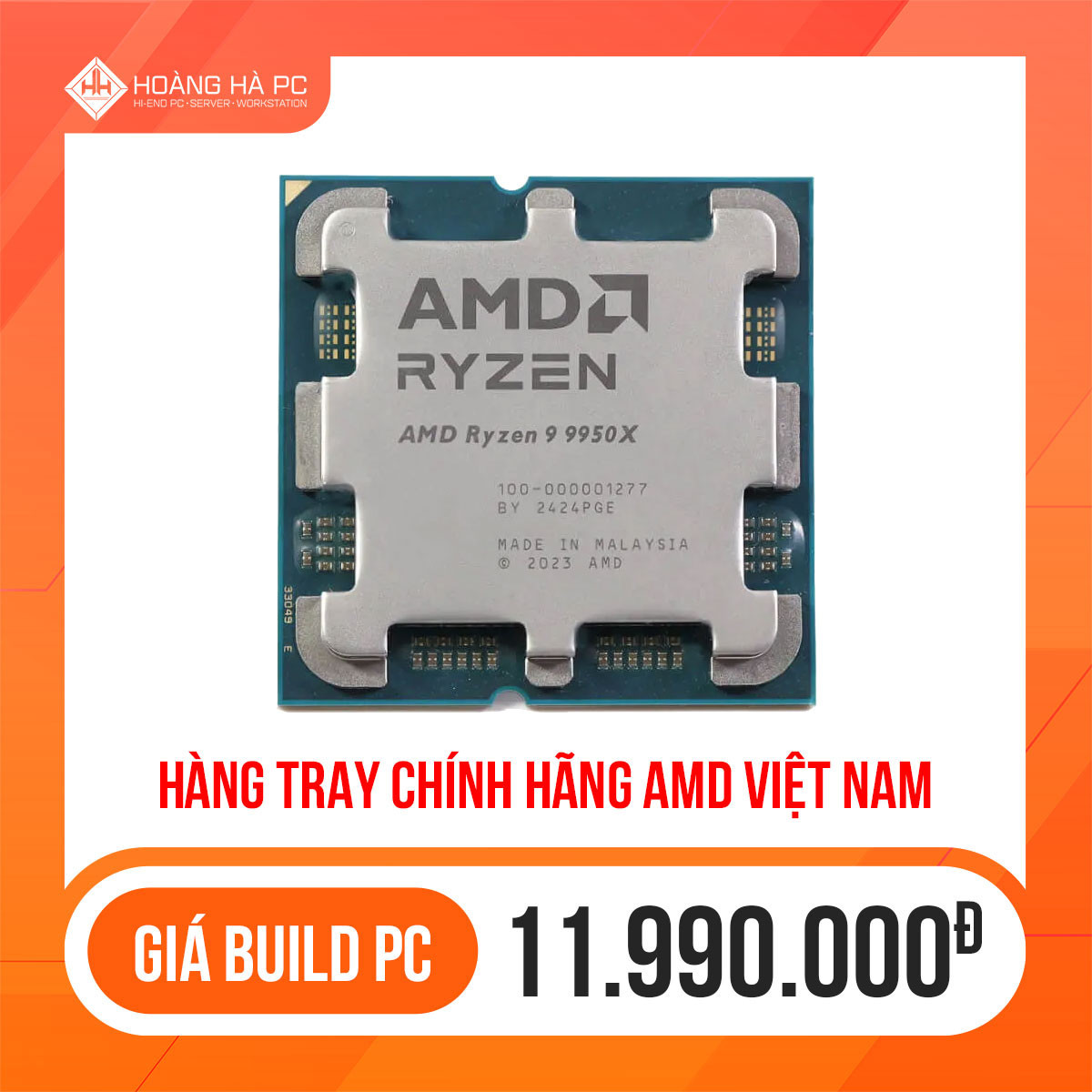 CPU AMD Ryzen 9 9950X Tray Cực Khủng, Giá Sốc