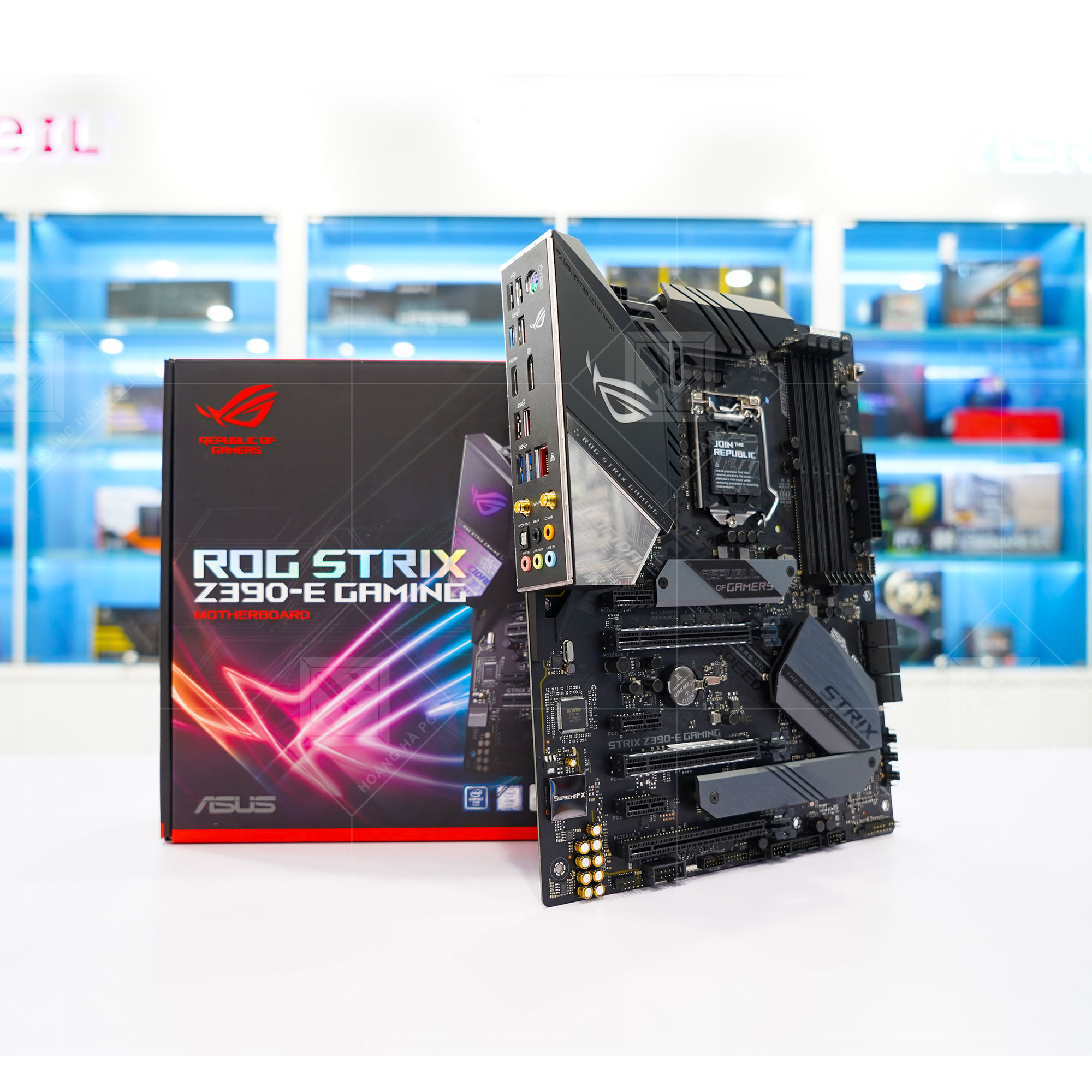 Mainboard Asus ROG STRIX Z390-E GAMING (Intel Z390, LGA 1151, ATX, 4 Khe Cắm Ram DDR4)