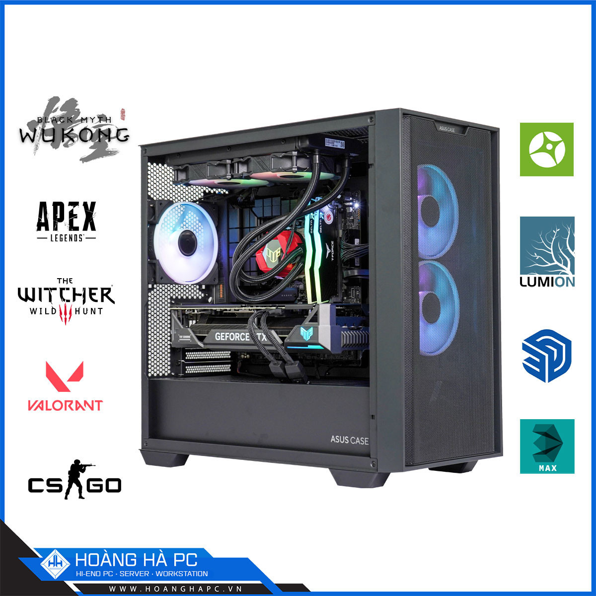 PC GAMING ASUS CORE i5 14600KF | 32G | NVIDIA RTX 4070 SUPER 12G