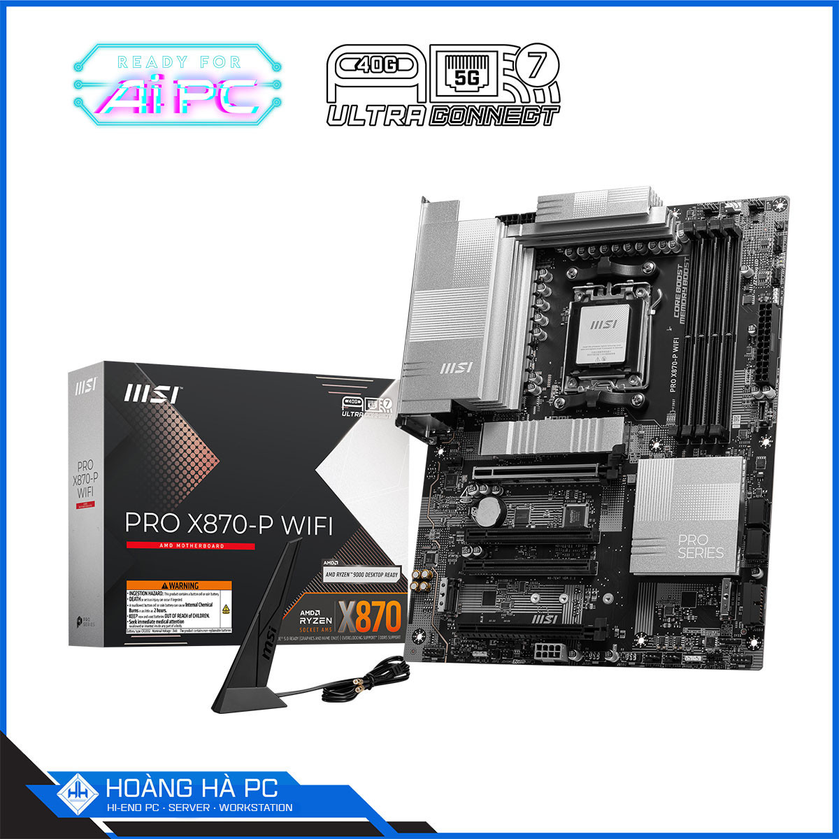 Mainboard MSI PRO X870-P WIFI - Hiệu Suất Mạnh Mẽ Cho PC