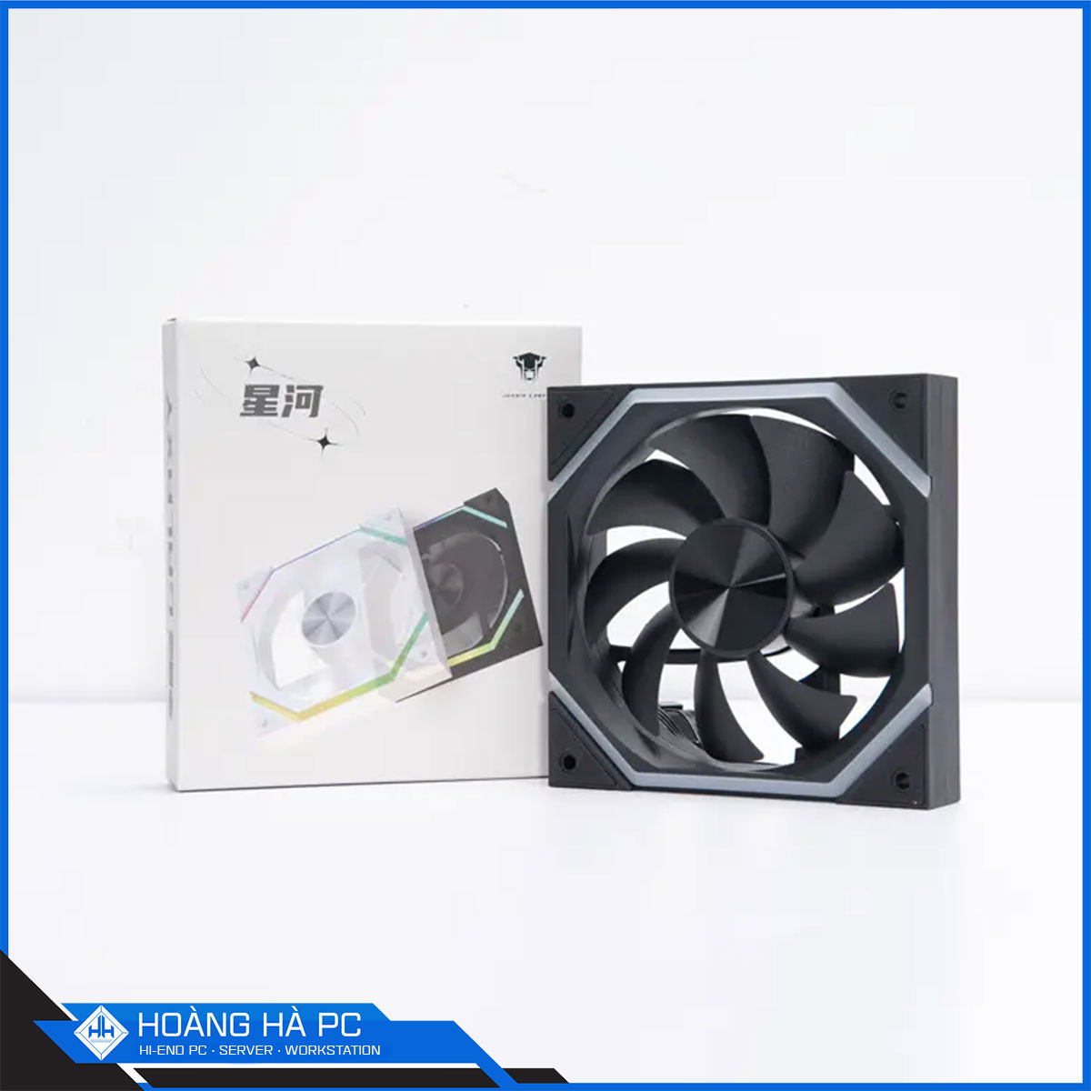 Fan Jungle Leopard Galaxy ARGB - Black - Reverse