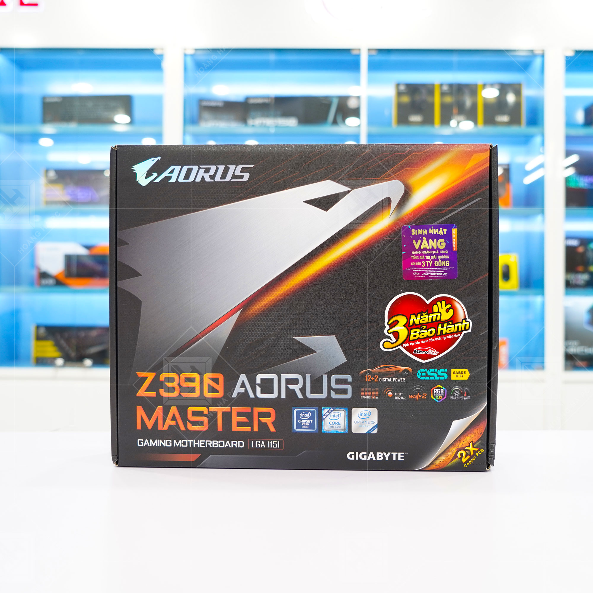 Mainboard Gigabyte Z390 Aorus Master (Intel Z390, LGA 1151, ATX, 4 Khe Cắm Ram DDR4)