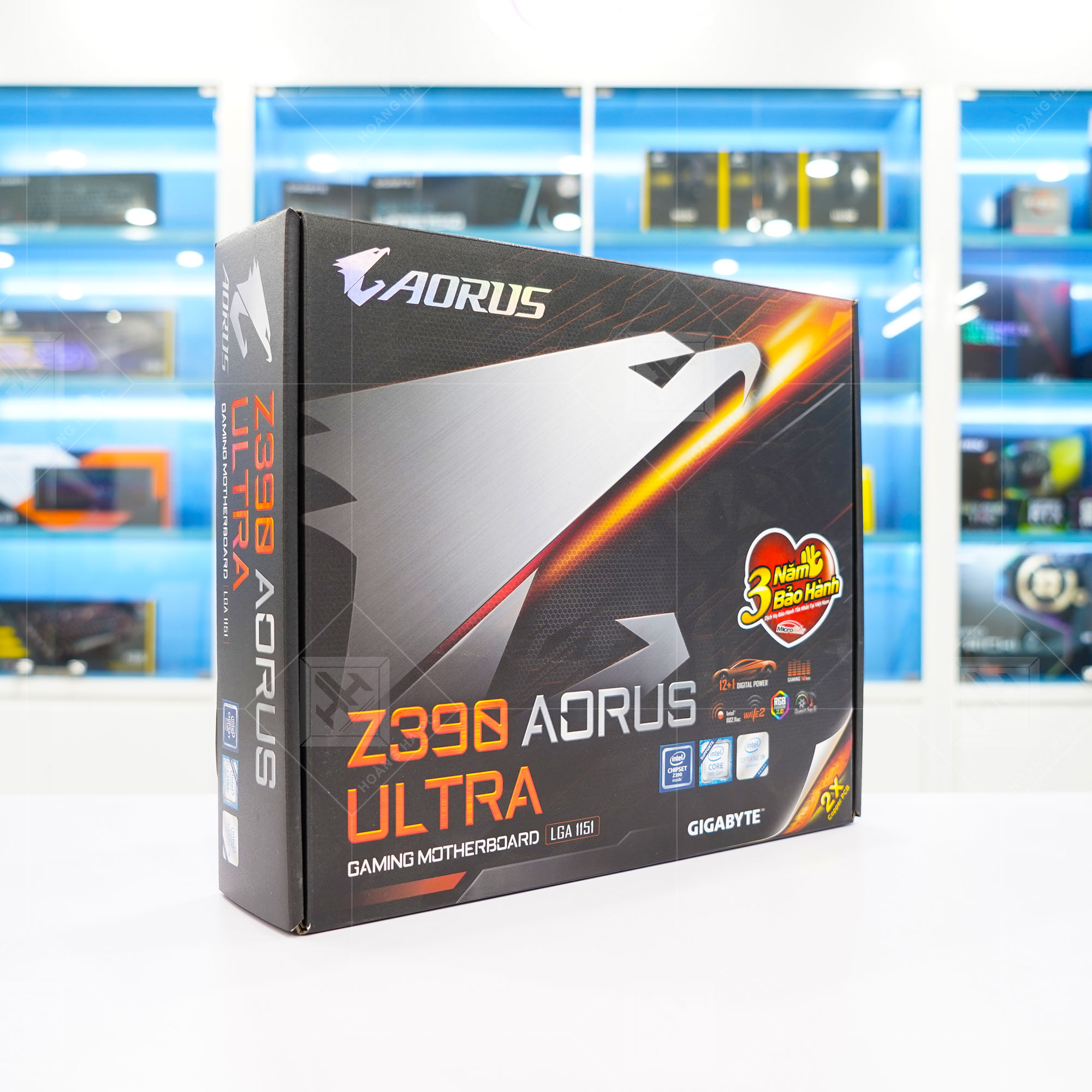 Mainboard Gigabyte Z390 Aorus Ultra (Intel Z390, LGA 1151, ATX, 4 Khe Cắm Ram DDR4)