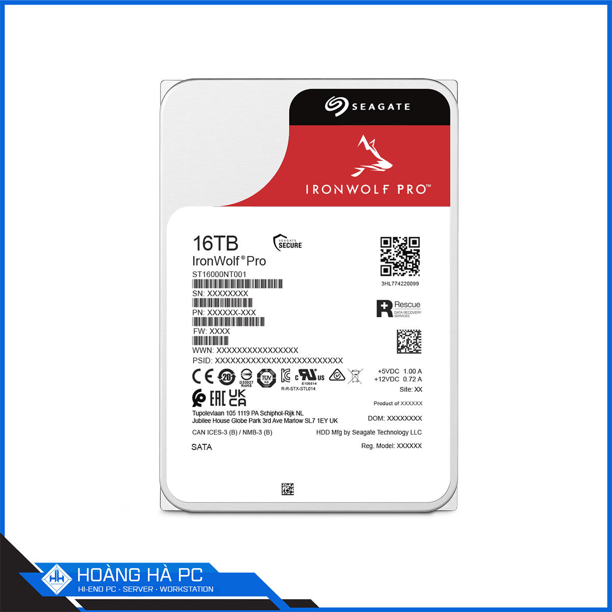 Ổ Cứng HDD Seagate Ironwolf Pro 16TB: Chính Hãng, Giá Tốt!