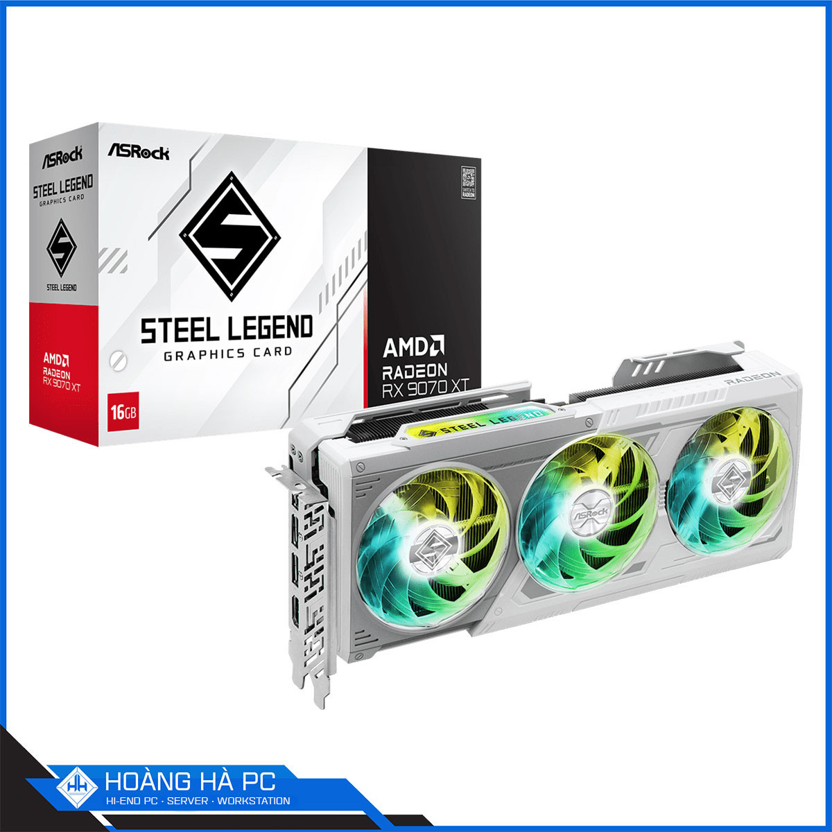 VGA ASROCK AMD RADEON RX 9070 XT STEEL LEGEND 16GB