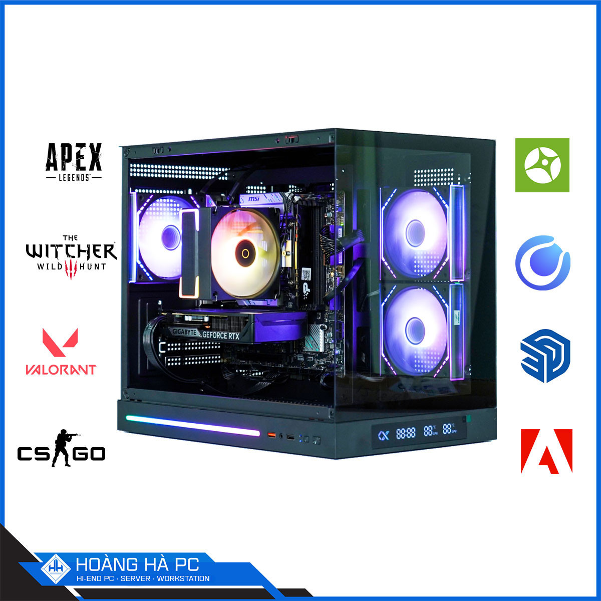 HHPC RYZEN 7 7800X3D | 32G DDR5 | NVIDIA RTX 5060 Ti 16G