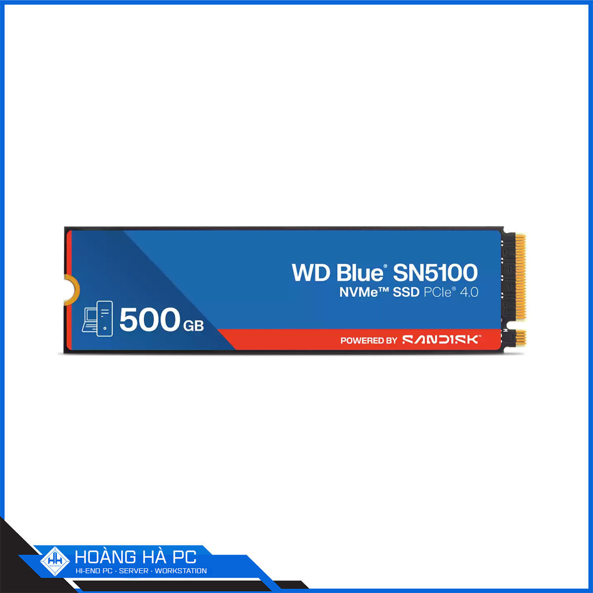 Ổ cứng SSD WD Blue SN5100 500GB M.2 PCIe Gen 4 (Đọc 6600MB/s - Ghi