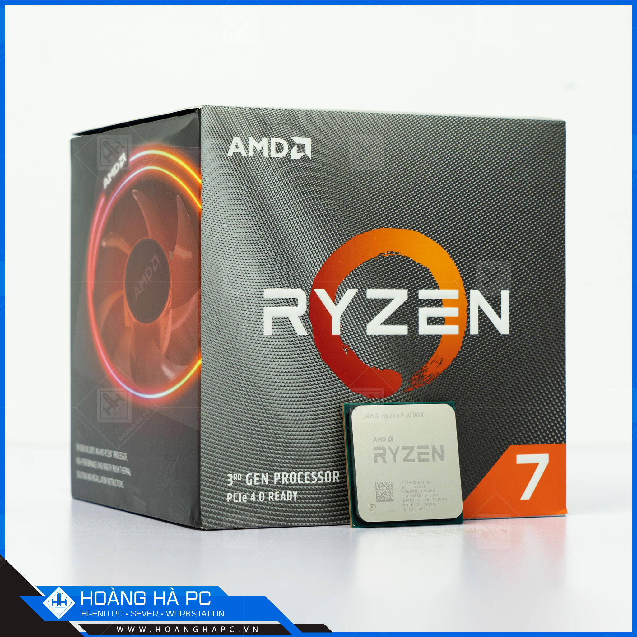 CPU AMD Ryzen 7 3700X (3.6 GHz Turbo Up To 4.4 GHz, 8 Nhân 16 Luồng, 32MB Cache, AM4)