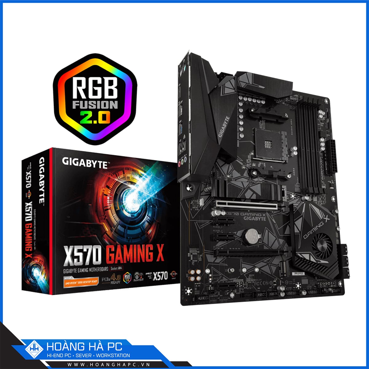 Mainboard GIGABYTE X570 GAMING X (AMD X570, Socket AM4, 4 Khe Cắm Ram DDR4)