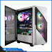 Vỏ Case GALAX PC Case (REV-01W) White 4FAN ARGB (Mid Tower/Màu Trắng)