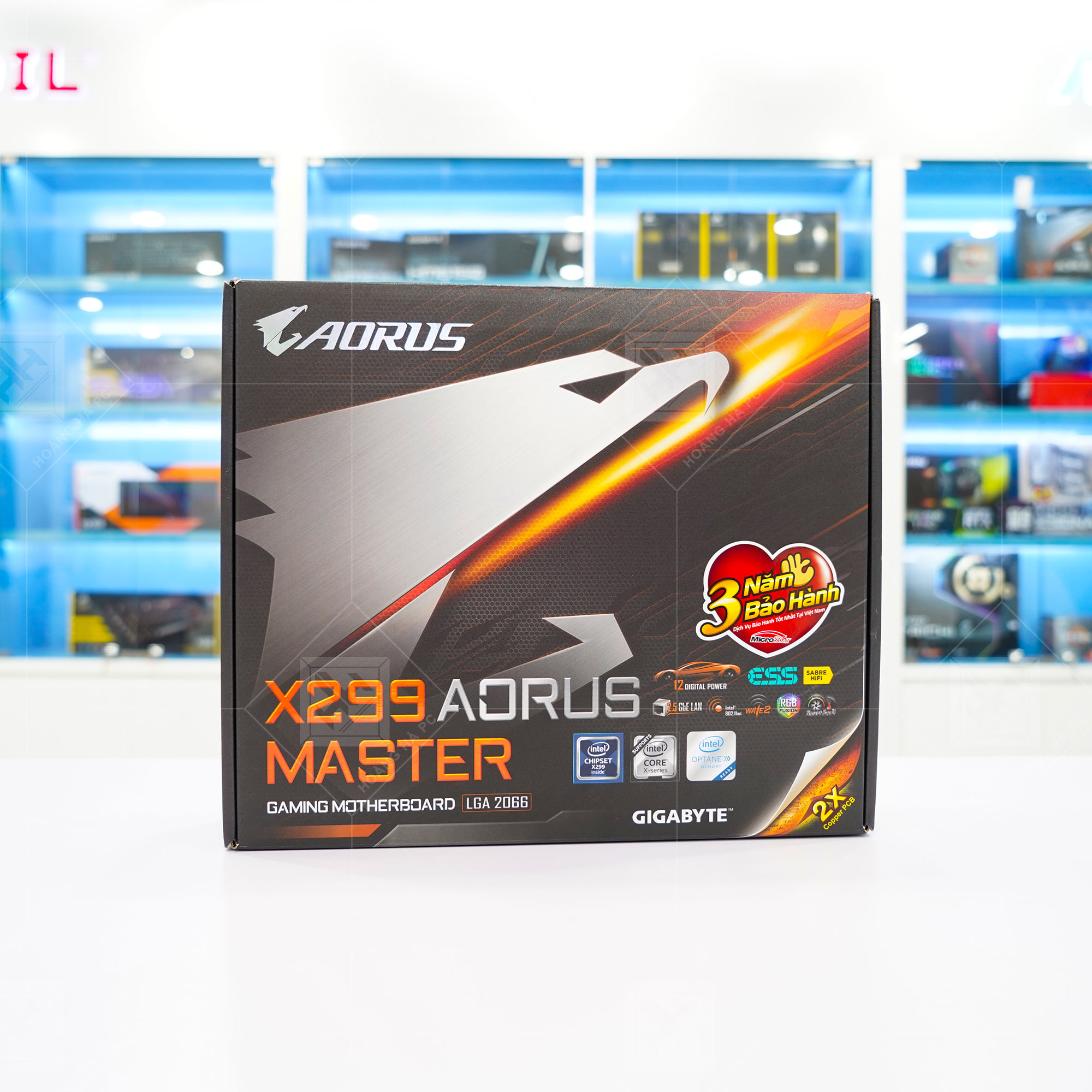 Mainboard Gigabyte X299 AORUS MASTER (Intel X299, LGA 2066, ATX, 8 Khe Cắm Ram DDR4)
