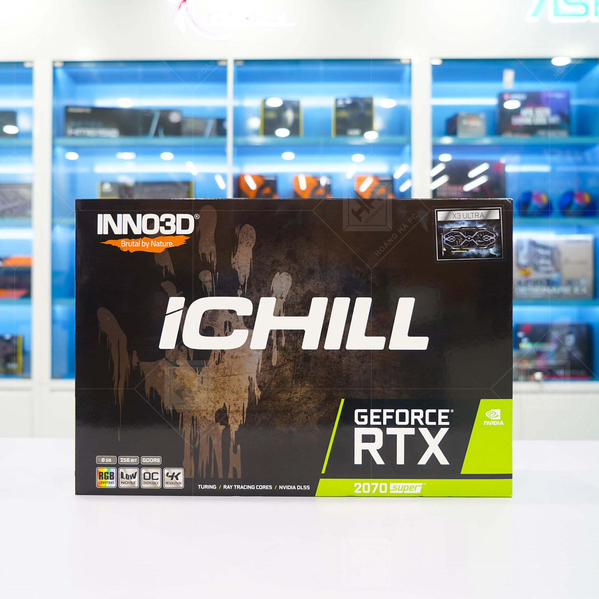 VGA INNO3D Geforce RTX 2070 Super ICHILL X3 Ultra (8GB GDDR6, 256-bit, HDMI +DP, 2x8-pin)