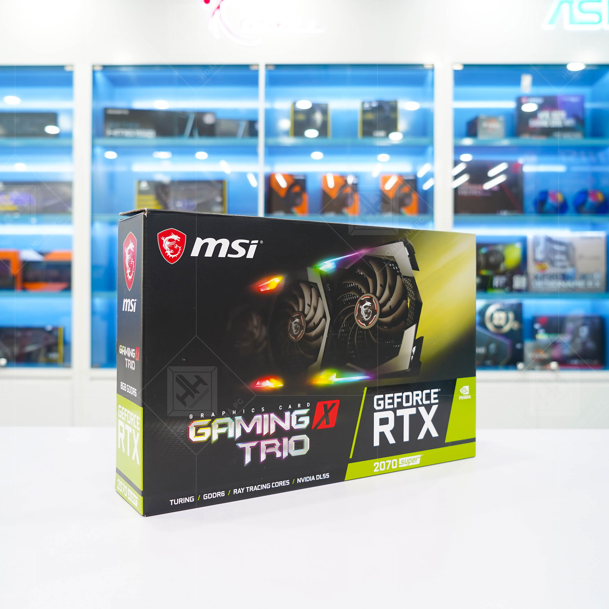 VGA MSI GeForce RTX 2070 SUPER GAMING X TRIO 8G (8GB GDDR6, 256-bit, HDMI +DP, 2x8-pin)
