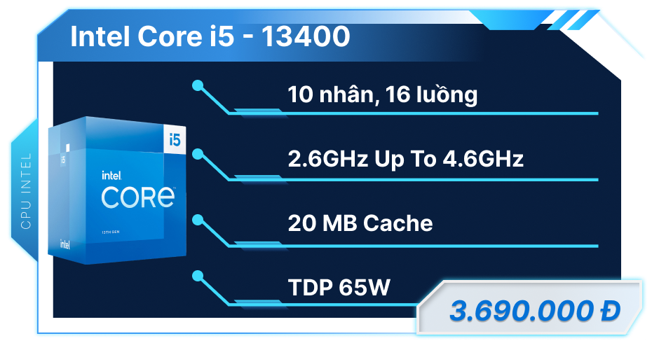 CPU Intel Core i5 13400
