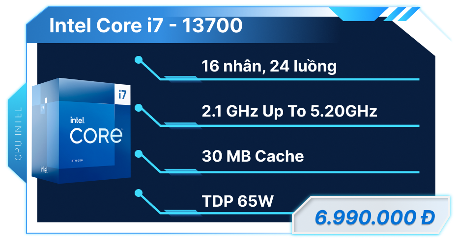 CPU i7 13700 