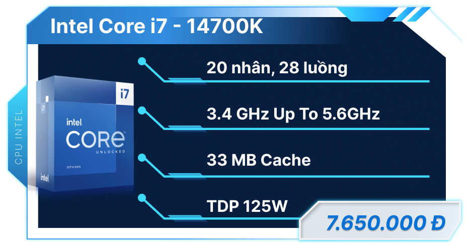 CPU i7 14700K