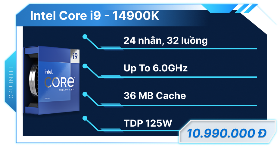 CPU i9 14900k